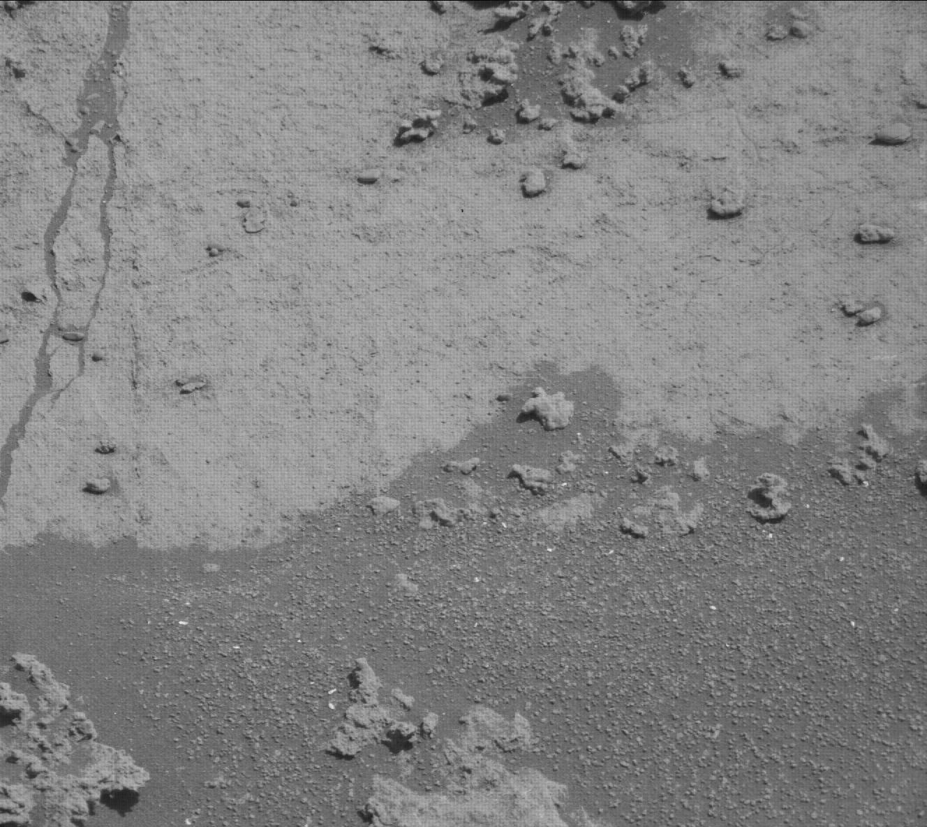 Nasa's Mars rover Curiosity acquired this image using its Mast Camera (Mastcam) on Sol 3209