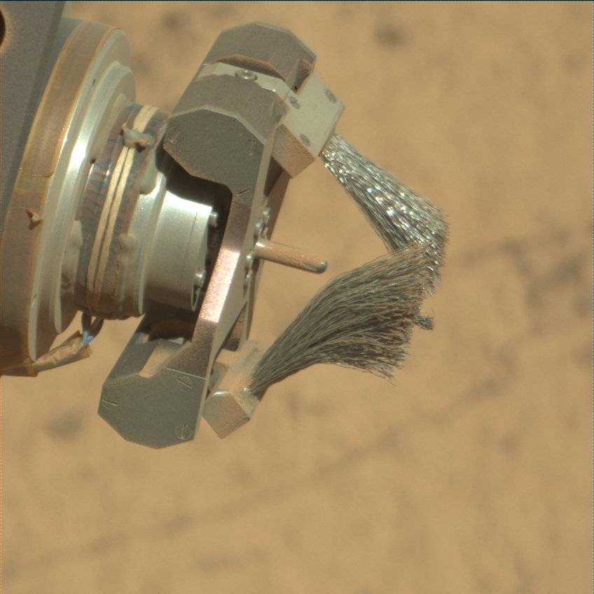 Nasa's Mars rover Curiosity acquired this image using its Mast Camera (Mastcam) on Sol 3210
