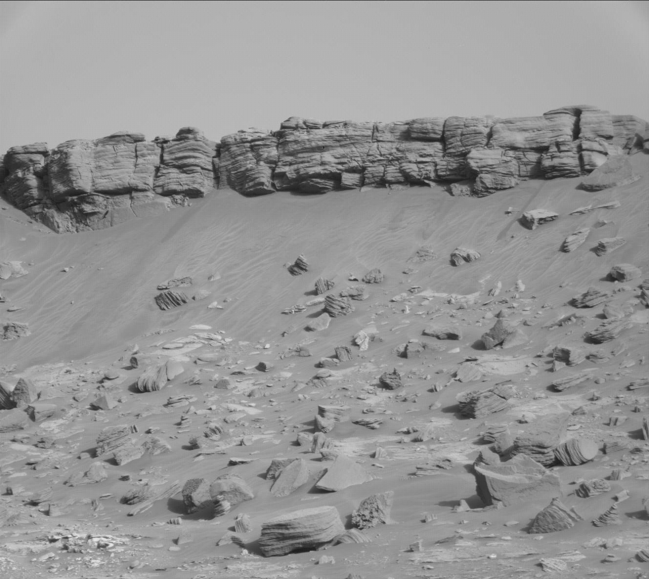 Nasa's Mars rover Curiosity acquired this image using its Mast Camera (Mastcam) on Sol 3231