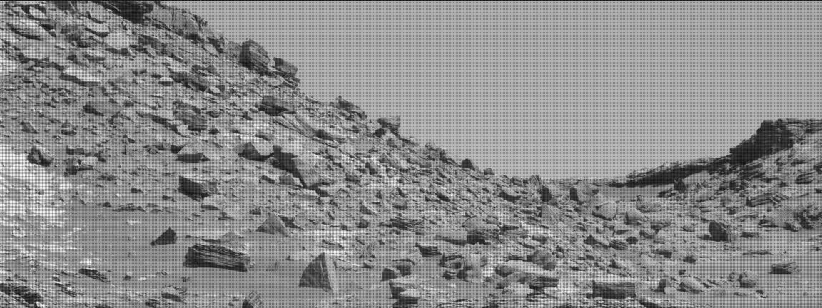 Nasa's Mars rover Curiosity acquired this image using its Mast Camera (Mastcam) on Sol 3239