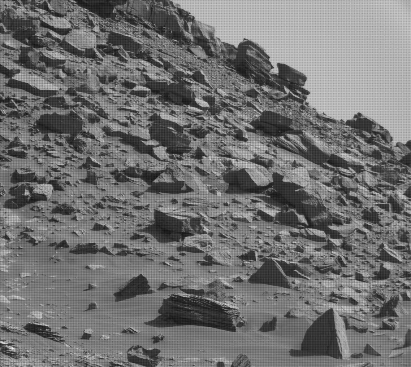 Nasa's Mars rover Curiosity acquired this image using its Mast Camera (Mastcam) on Sol 3244
