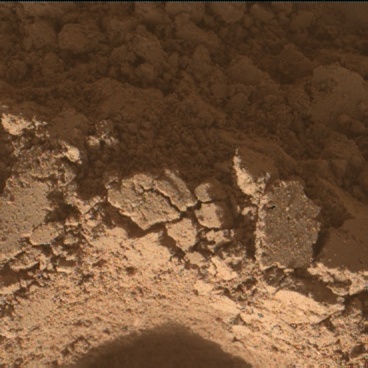 Nasa's Mars rover Curiosity acquired this image using its Mars Hand Lens Imager (MAHLI) on Sol 3245