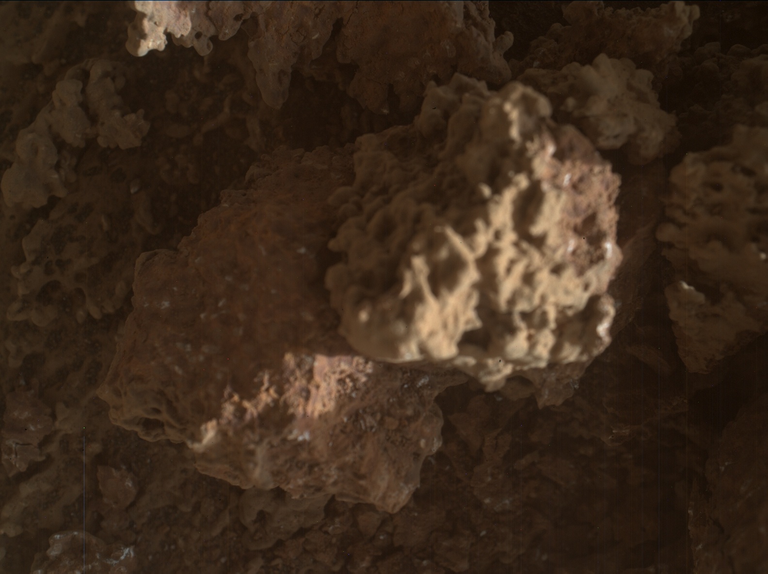 Nasa's Mars rover Curiosity acquired this image using its Mars Hand Lens Imager (MAHLI) on Sol 3272