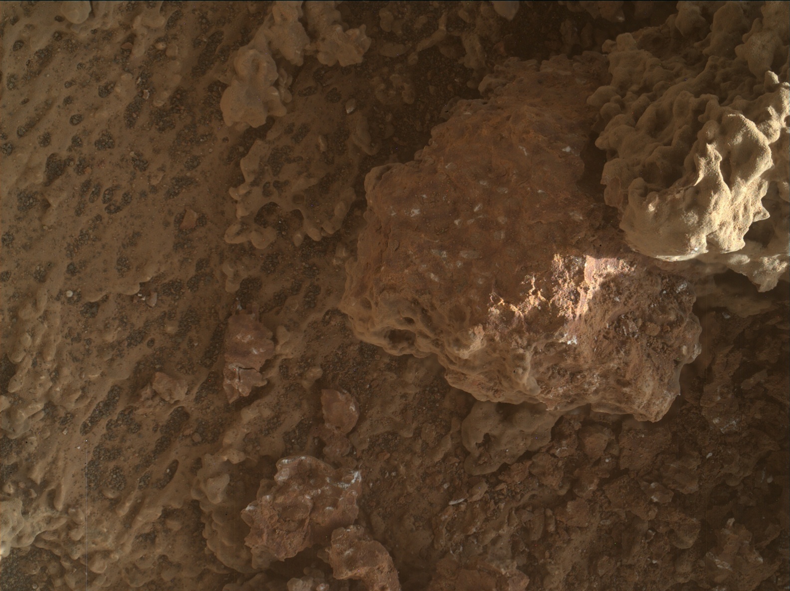 Nasa's Mars rover Curiosity acquired this image using its Mars Hand Lens Imager (MAHLI) on Sol 3273