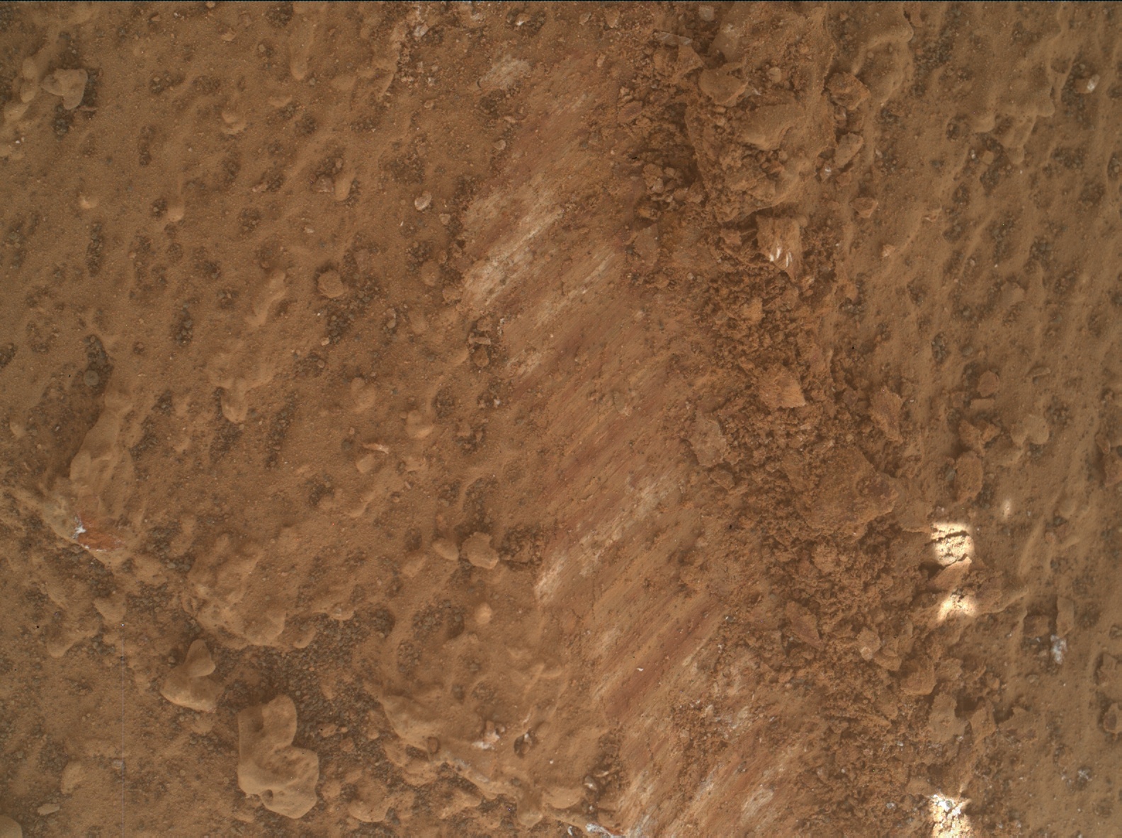 Nasa's Mars rover Curiosity acquired this image using its Mars Hand Lens Imager (MAHLI) on Sol 3274