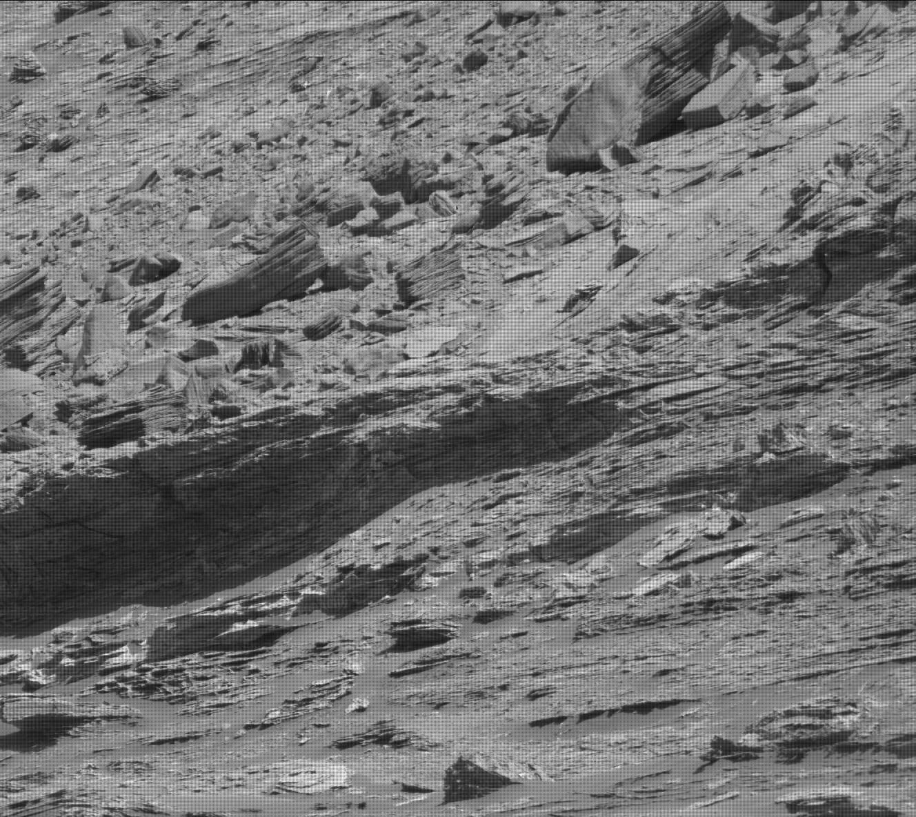 Nasa's Mars rover Curiosity acquired this image using its Mast Camera (Mastcam) on Sol 3276