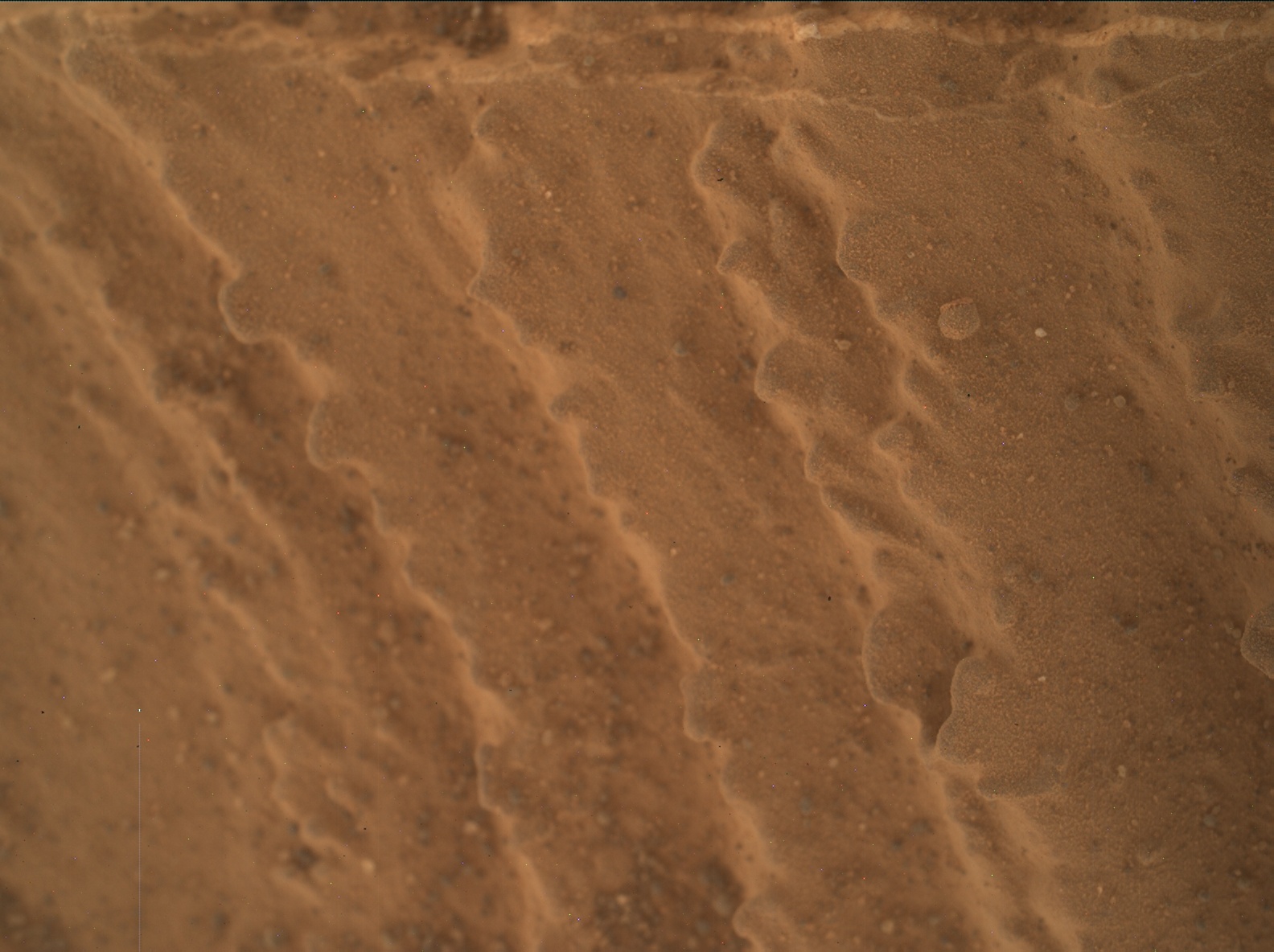Nasa's Mars rover Curiosity acquired this image using its Mars Hand Lens Imager (MAHLI) on Sol 3279
