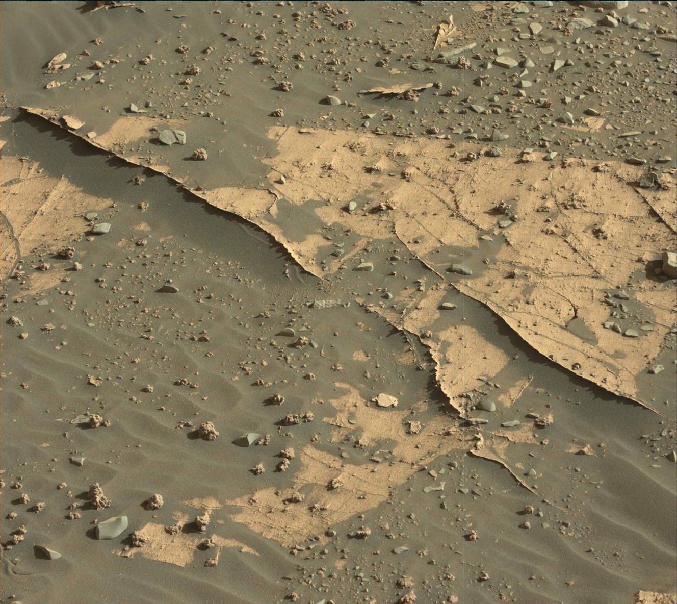 Nasa's Mars rover Curiosity acquired this image using its Mast Camera (Mastcam) on Sol 3284