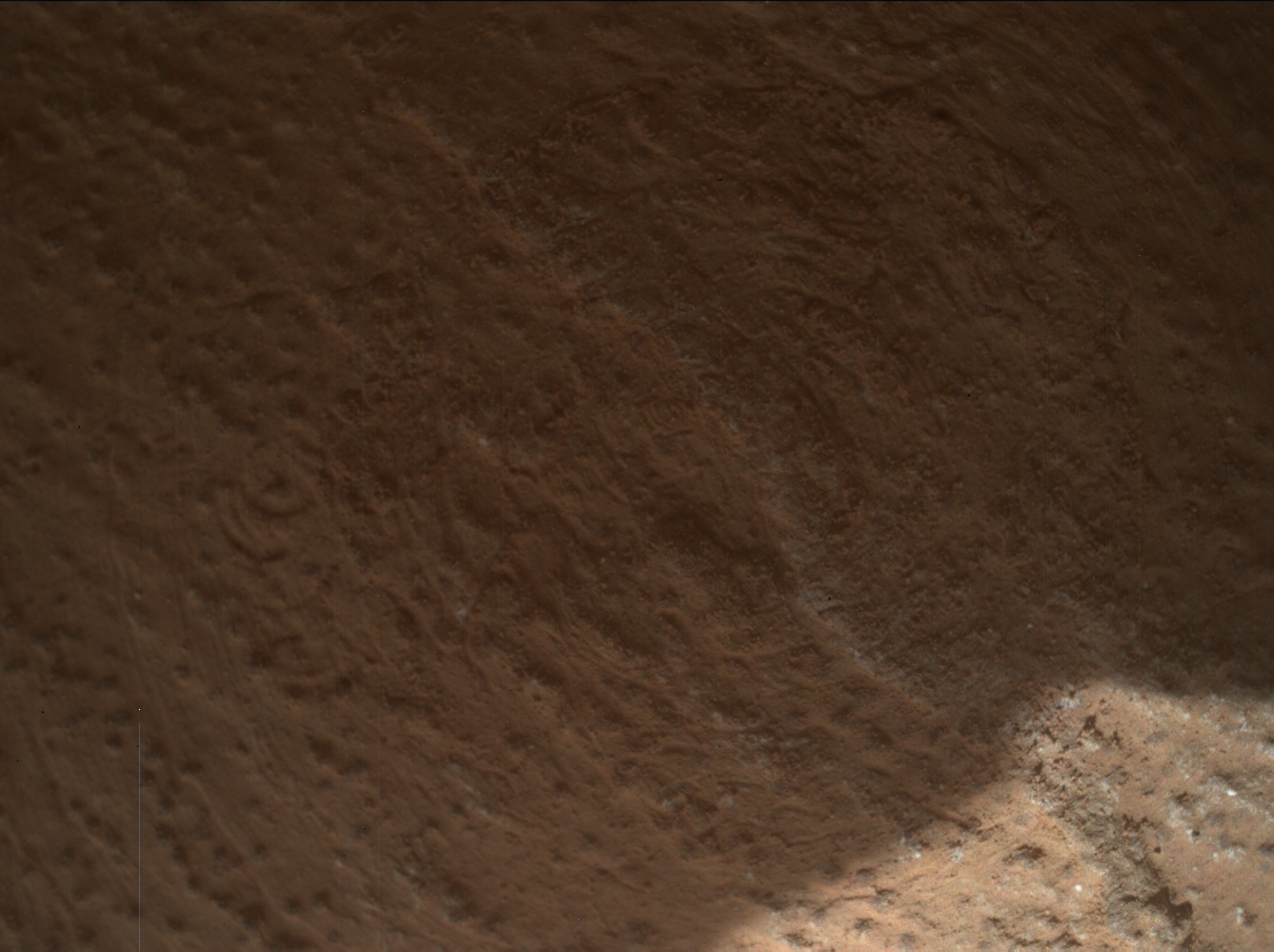 Nasa's Mars rover Curiosity acquired this image using its Mars Hand Lens Imager (MAHLI) on Sol 3287