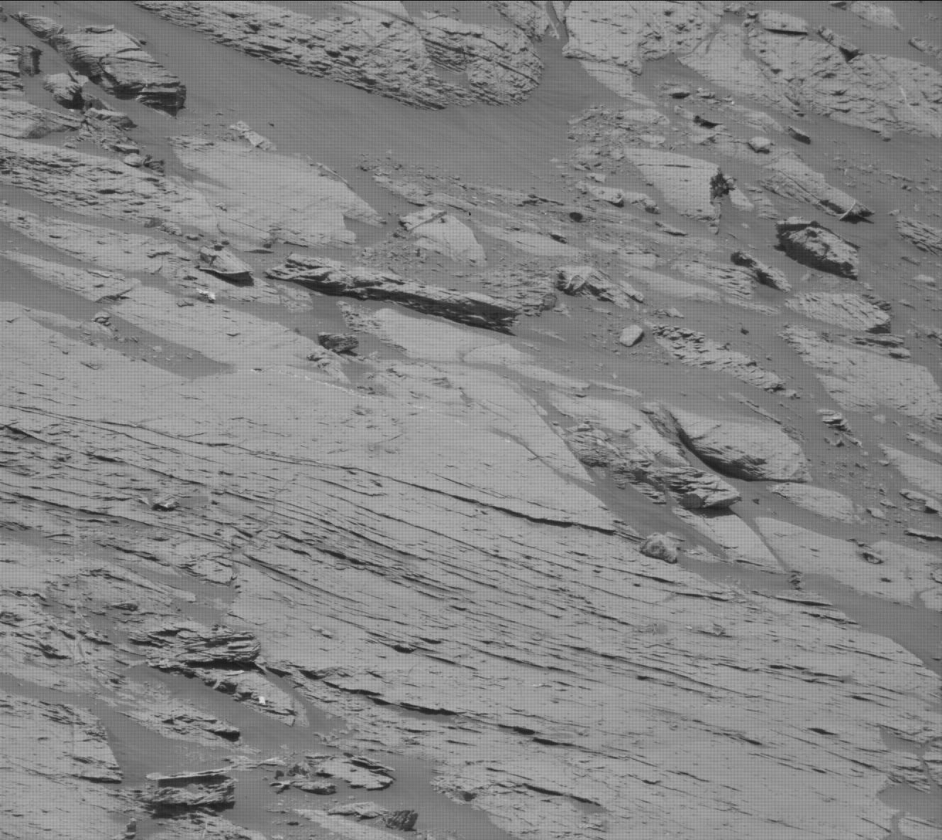 Nasa's Mars rover Curiosity acquired this image using its Mast Camera (Mastcam) on Sol 3292
