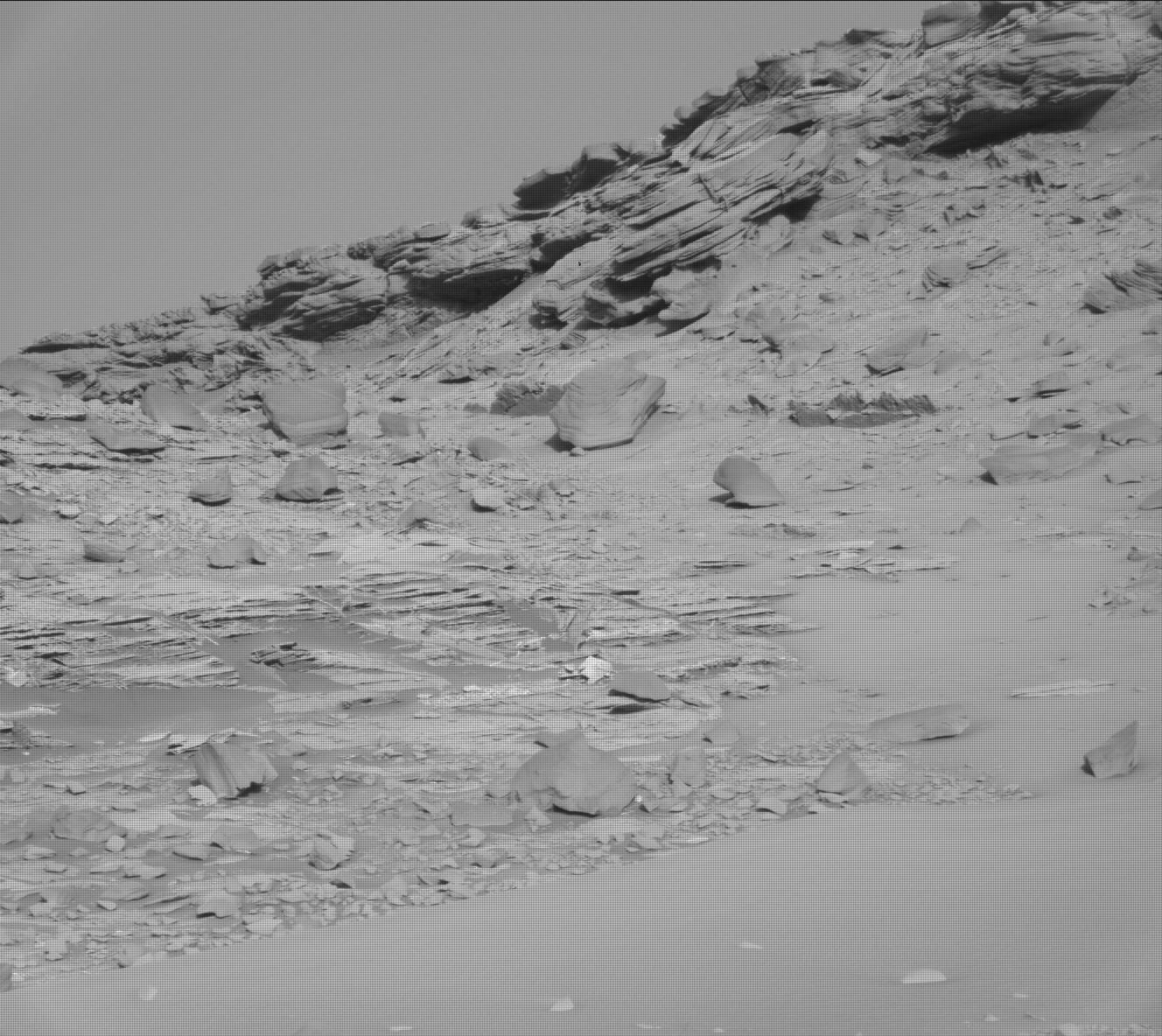 Nasa's Mars rover Curiosity acquired this image using its Mast Camera (Mastcam) on Sol 3294