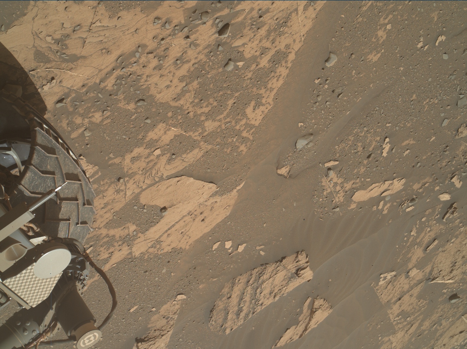 Nasa's Mars rover Curiosity acquired this image using its Mars Hand Lens Imager (MAHLI) on Sol 3303