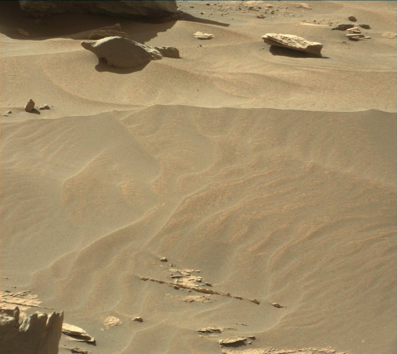 Nasa's Mars rover Curiosity acquired this image using its Mast Camera (Mastcam) on Sol 3312