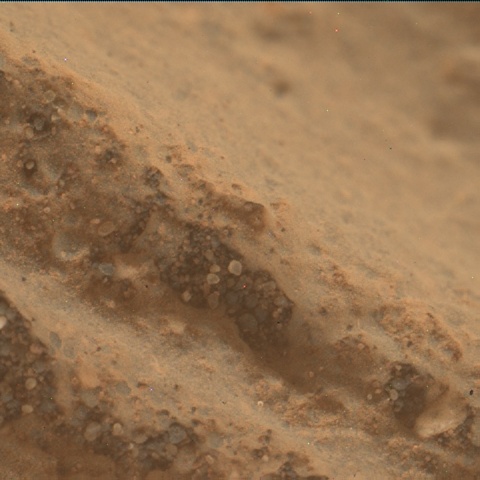 Nasa's Mars rover Curiosity acquired this image using its Mars Hand Lens Imager (MAHLI) on Sol 3313
