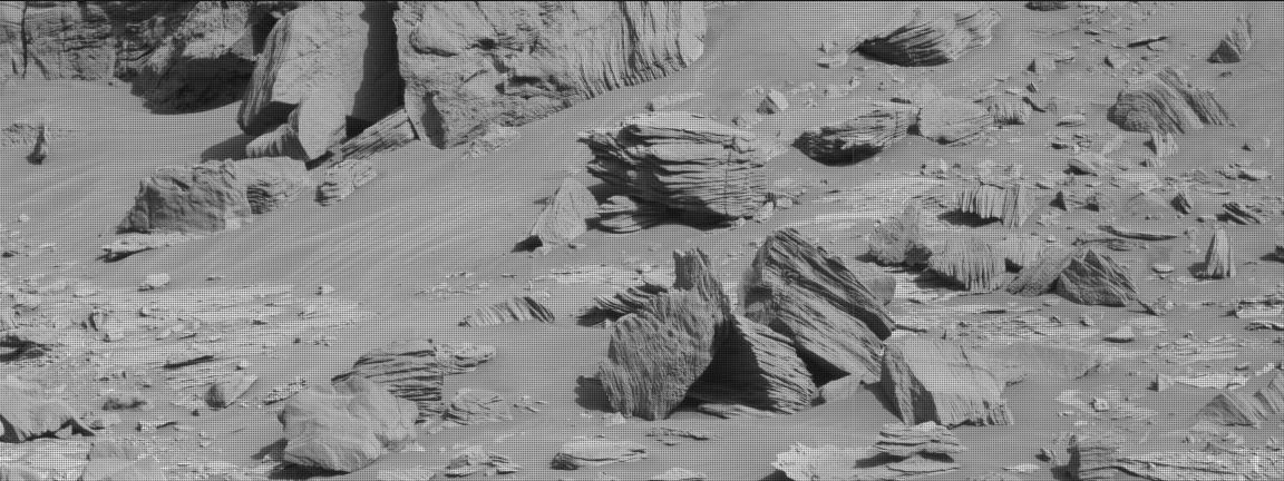 Nasa's Mars rover Curiosity acquired this image using its Mast Camera (Mastcam) on Sol 3315