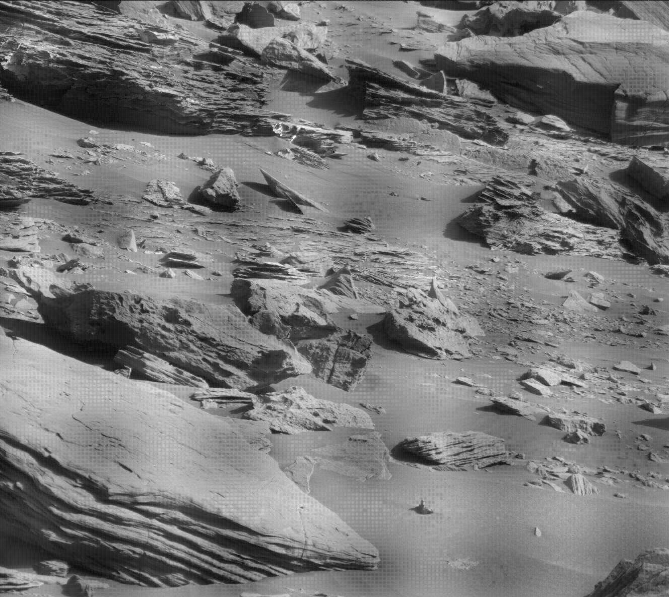 Nasa's Mars rover Curiosity acquired this image using its Mast Camera (Mastcam) on Sol 3315