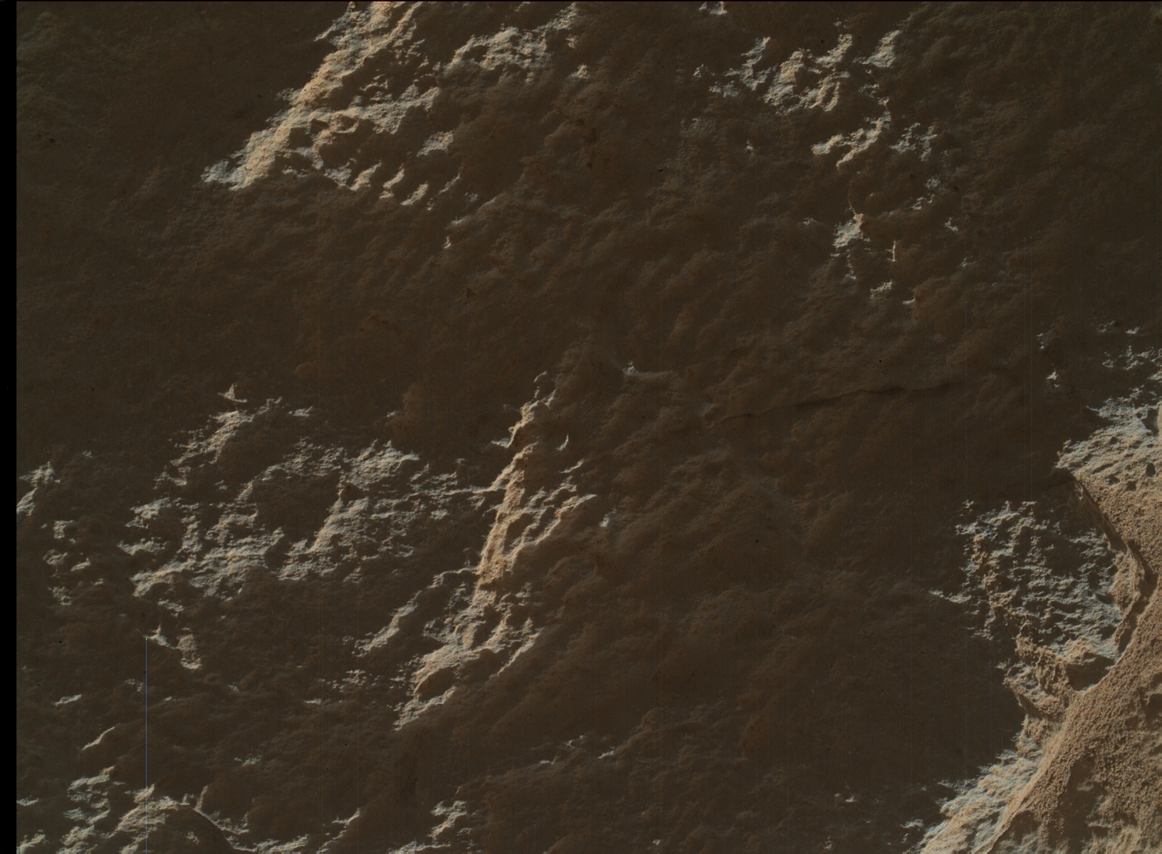Nasa's Mars rover Curiosity acquired this image using its Mars Hand Lens Imager (MAHLI) on Sol 3315