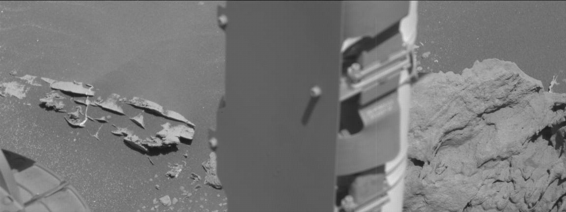 Nasa's Mars rover Curiosity acquired this image using its Mast Camera (Mastcam) on Sol 3316