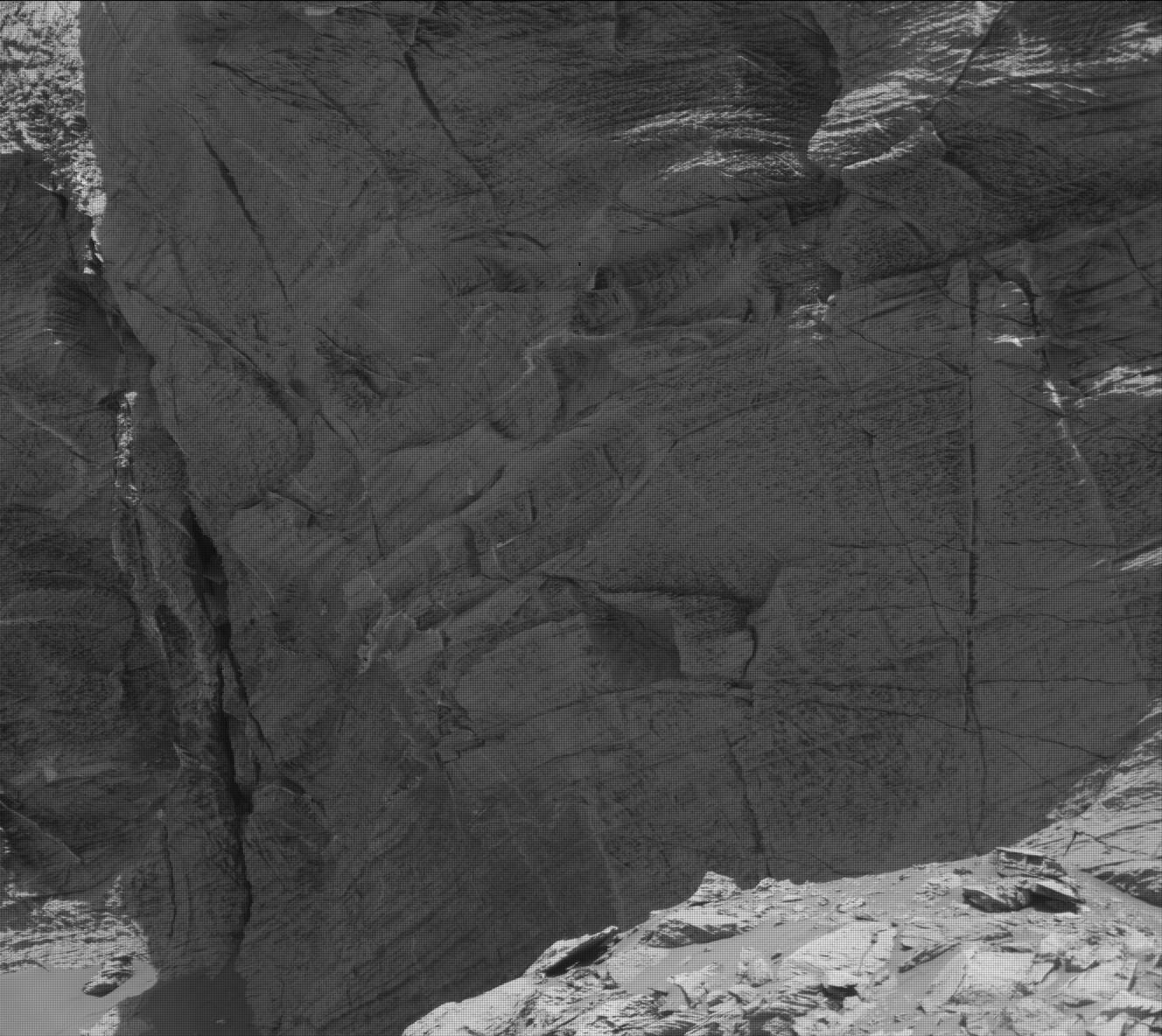 Nasa's Mars rover Curiosity acquired this image using its Mast Camera (Mastcam) on Sol 3319