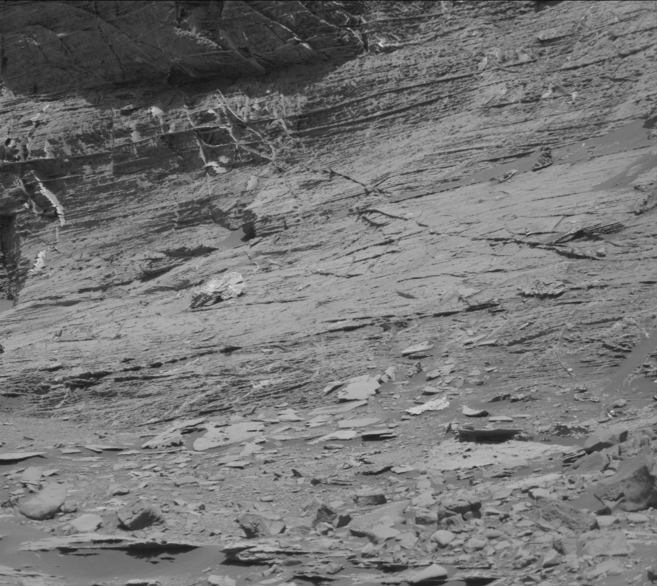 Nasa's Mars rover Curiosity acquired this image using its Mast Camera (Mastcam) on Sol 3319