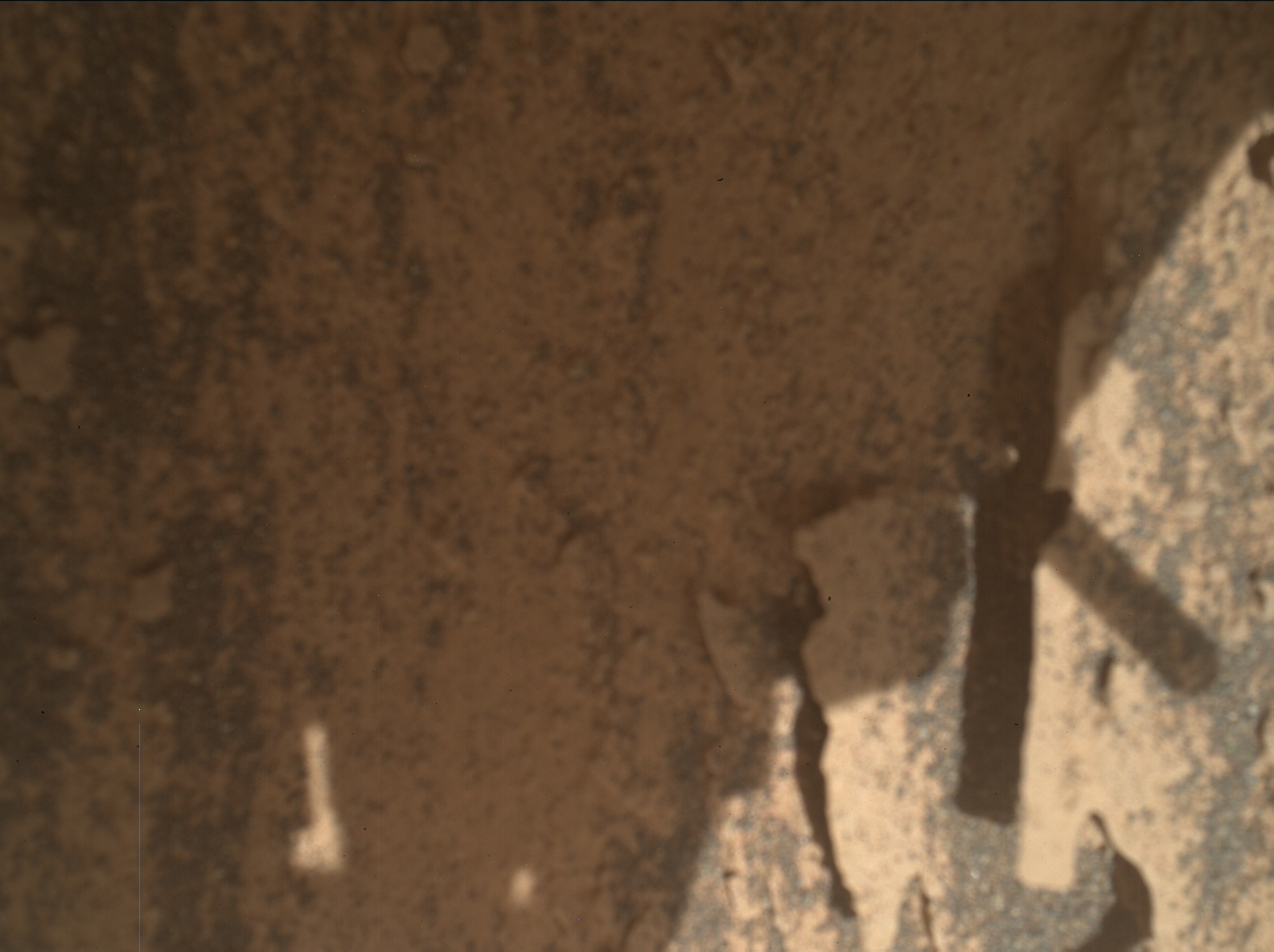 Nasa's Mars rover Curiosity acquired this image using its Mars Hand Lens Imager (MAHLI) on Sol 3326