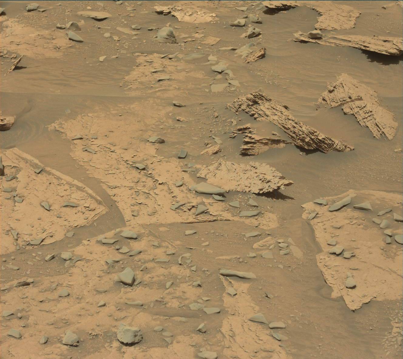 Nasa's Mars rover Curiosity acquired this image using its Mast Camera (Mastcam) on Sol 3330