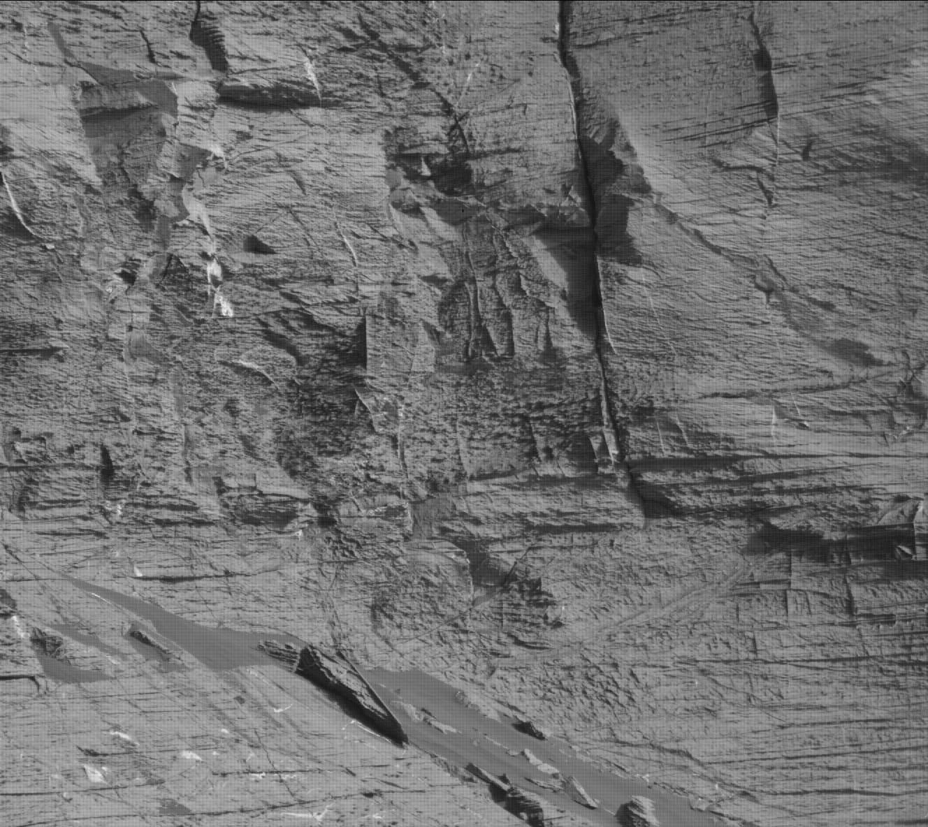 Nasa's Mars rover Curiosity acquired this image using its Mast Camera (Mastcam) on Sol 3331