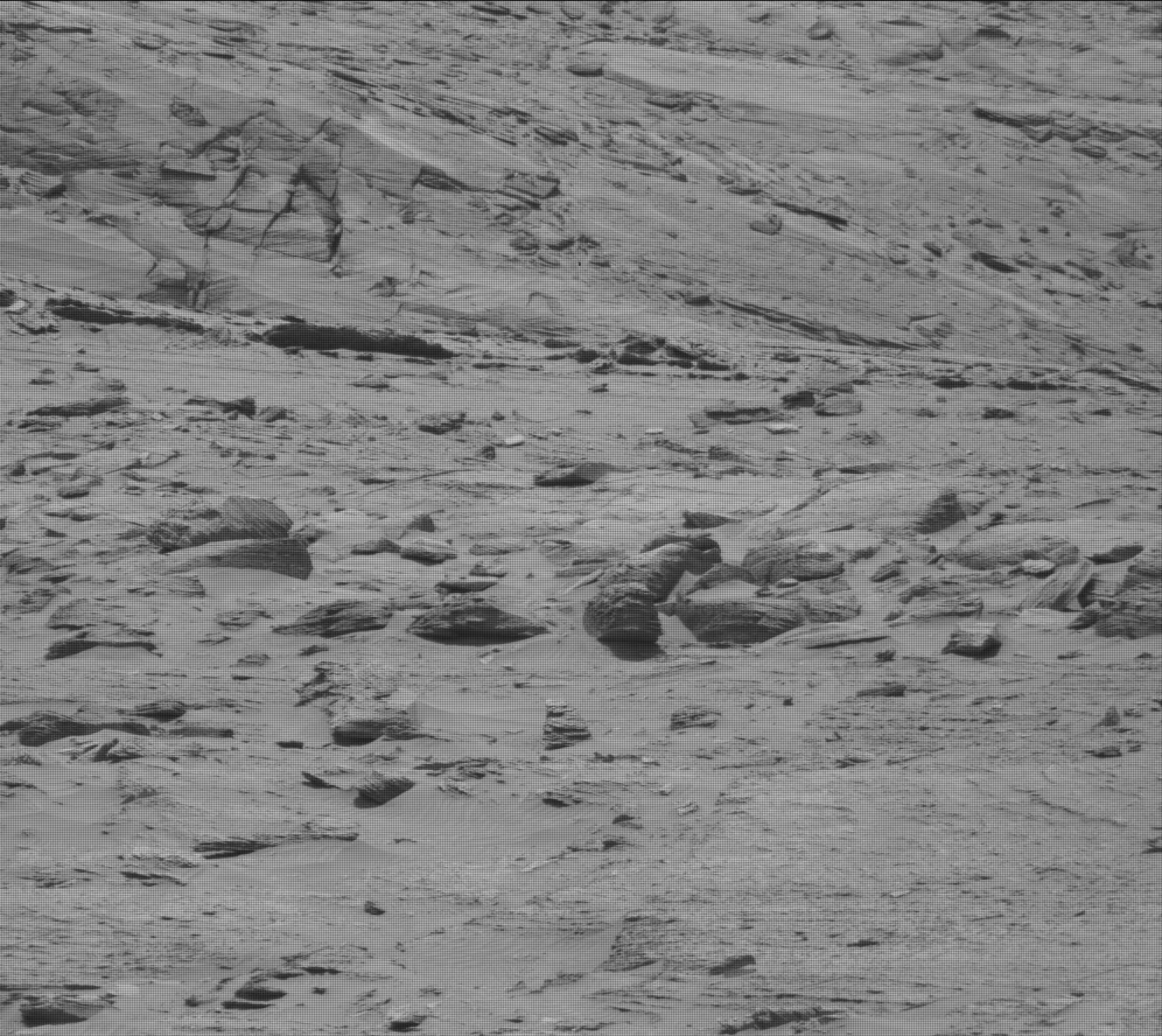 Nasa's Mars rover Curiosity acquired this image using its Mast Camera (Mastcam) on Sol 3344