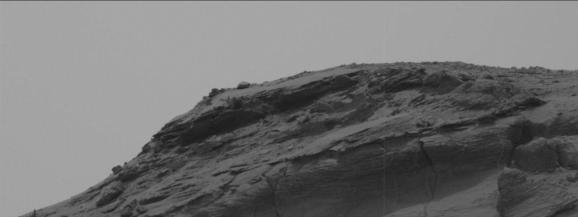 Nasa's Mars rover Curiosity acquired this image using its Mast Camera (Mastcam) on Sol 3350