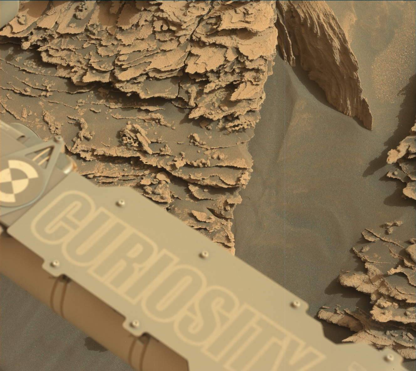 Nasa's Mars rover Curiosity acquired this image using its Mast Camera (Mastcam) on Sol 3354