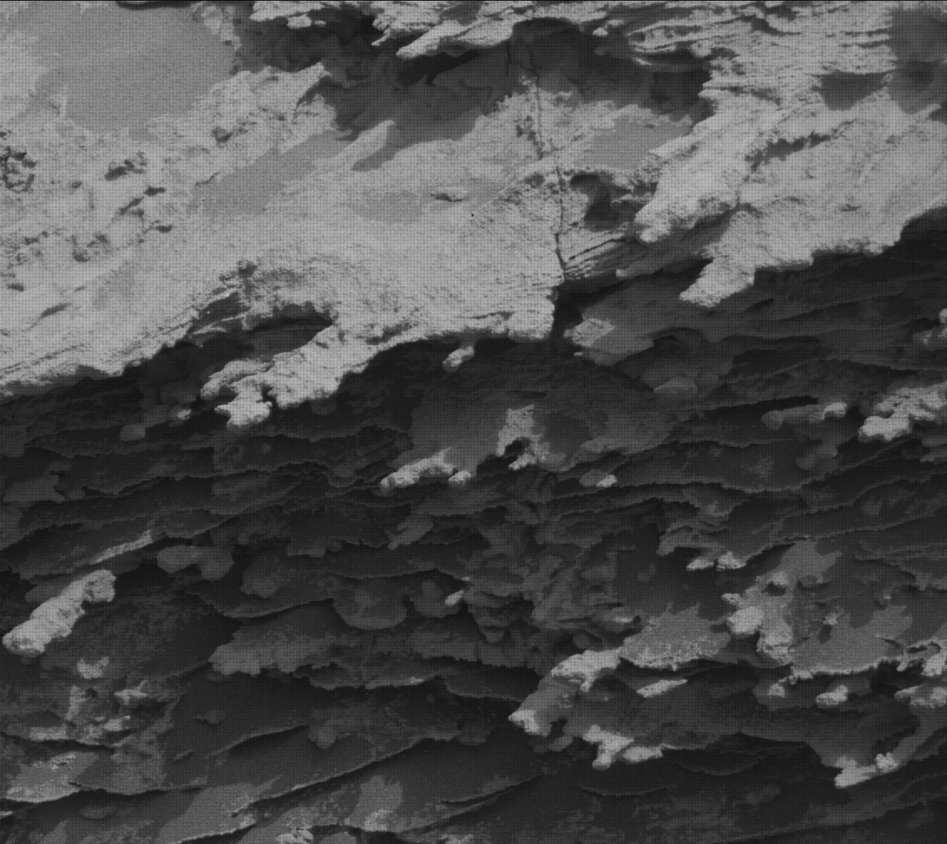 Nasa's Mars rover Curiosity acquired this image using its Mast Camera (Mastcam) on Sol 3354