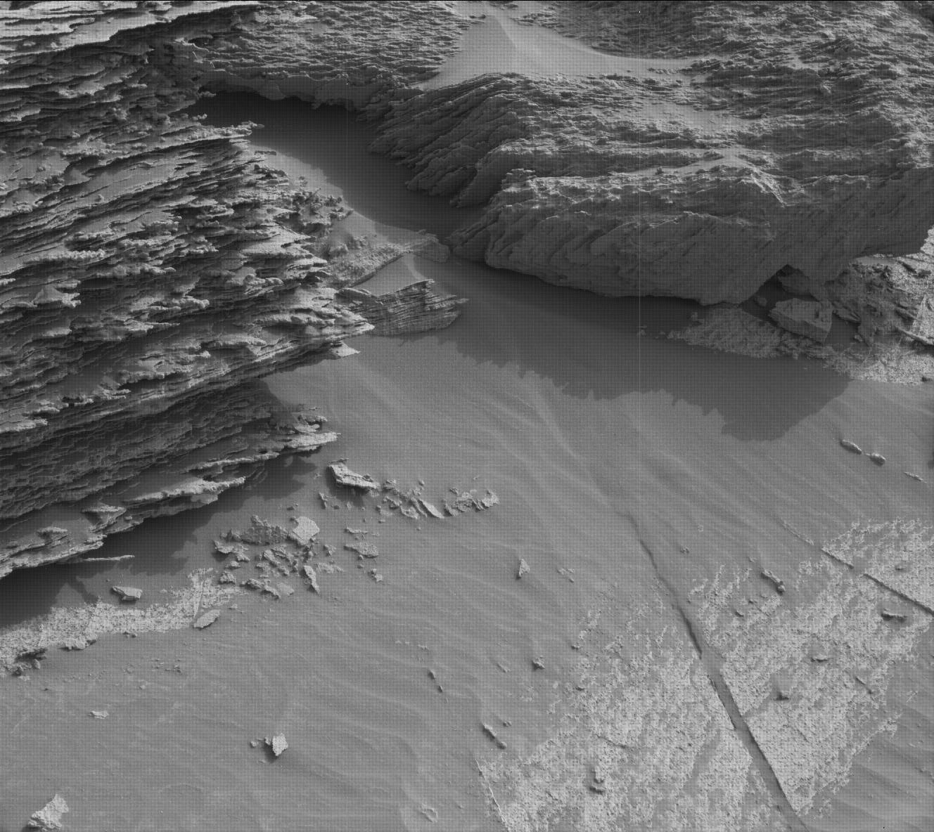 Nasa's Mars rover Curiosity acquired this image using its Mast Camera (Mastcam) on Sol 3356