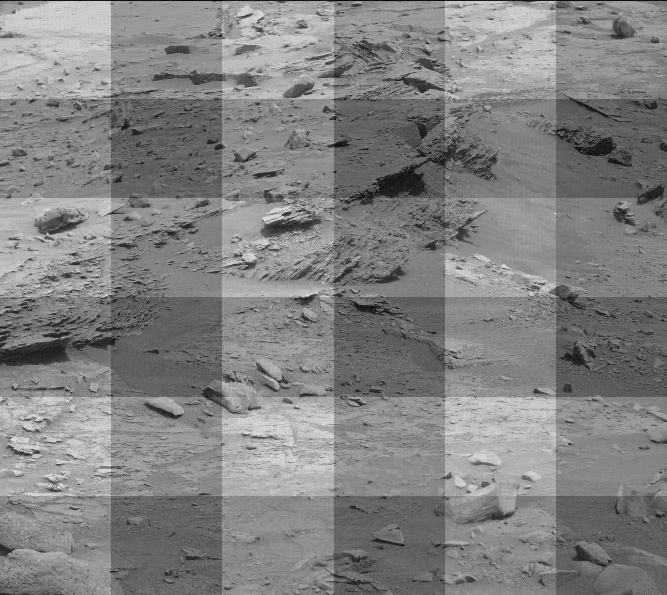 Nasa's Mars rover Curiosity acquired this image using its Mast Camera (Mastcam) on Sol 3362