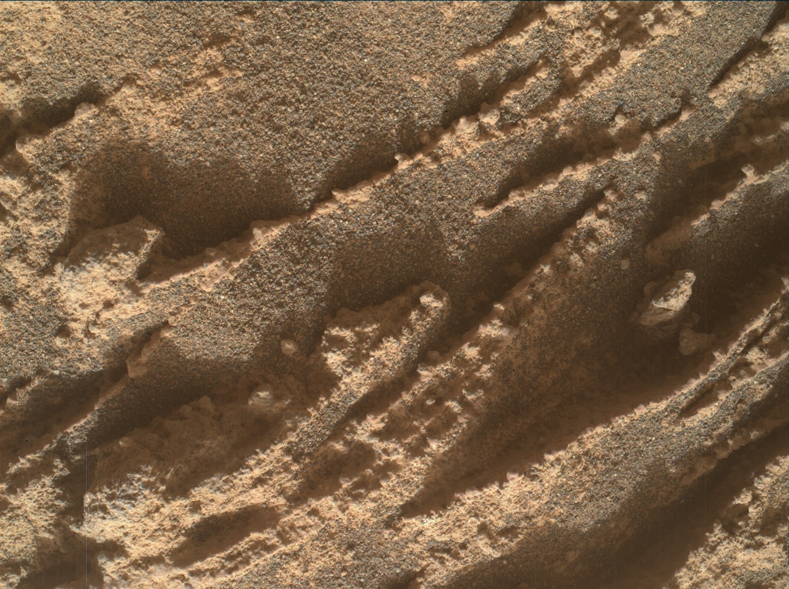 Nasa's Mars rover Curiosity acquired this image using its Mars Hand Lens Imager (MAHLI) on Sol 3363