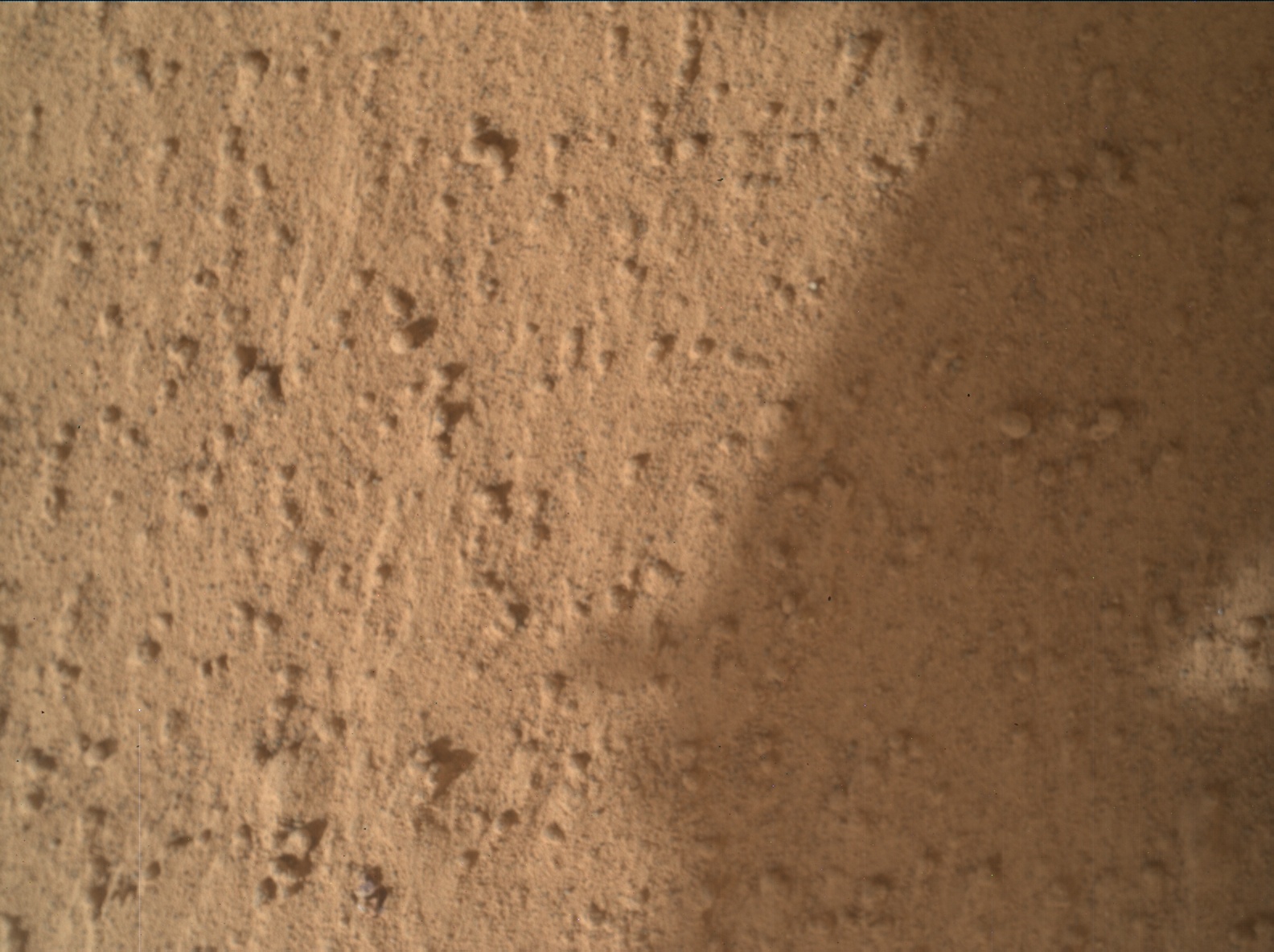 Nasa's Mars rover Curiosity acquired this image using its Mars Hand Lens Imager (MAHLI) on Sol 3378