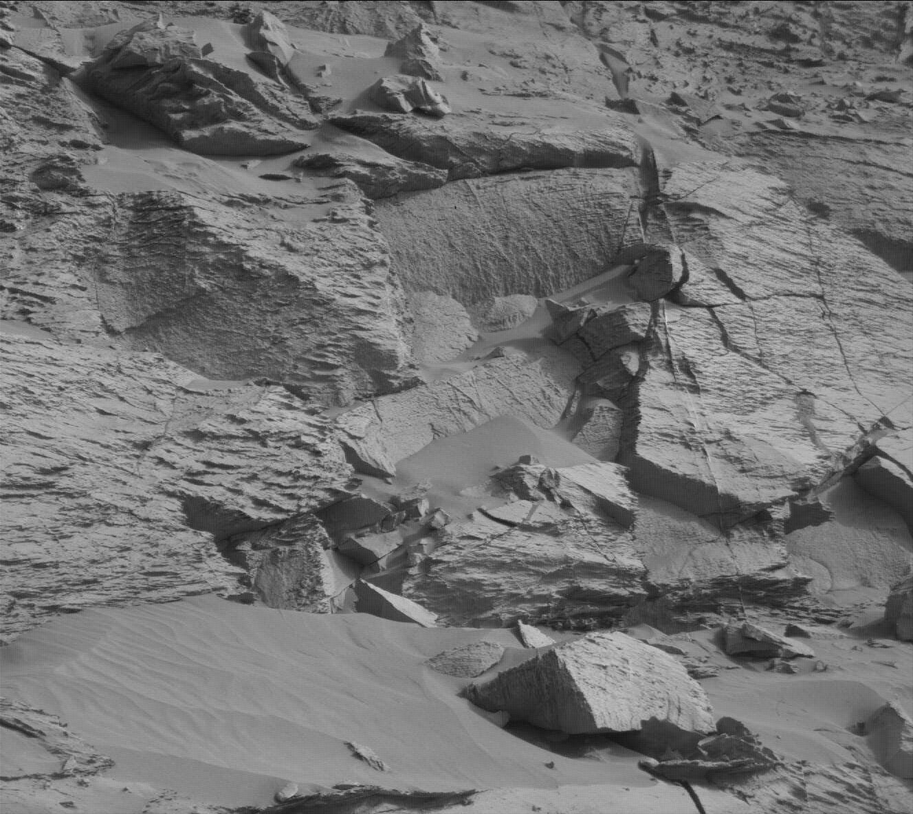 Nasa's Mars rover Curiosity acquired this image using its Mast Camera (Mastcam) on Sol 3386
