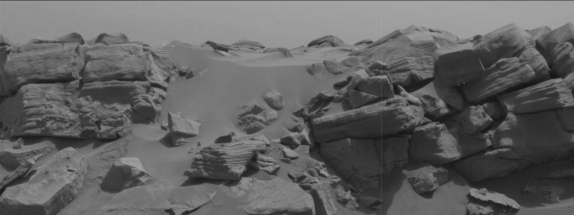 Nasa's Mars rover Curiosity acquired this image using its Mast Camera (Mastcam) on Sol 3392