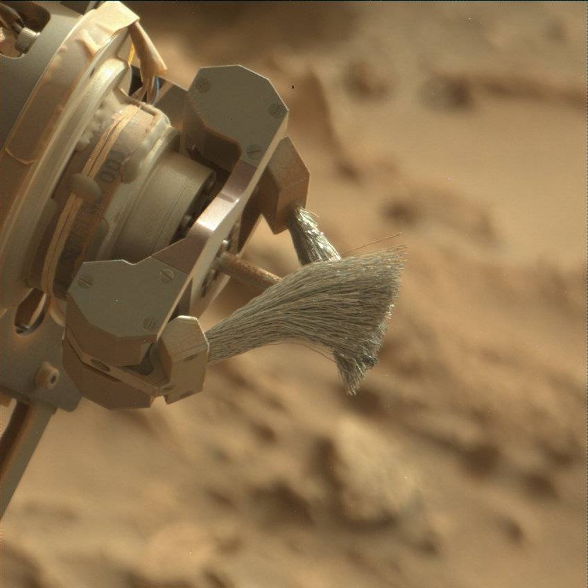 Nasa's Mars rover Curiosity acquired this image using its Mast Camera (Mastcam) on Sol 3396