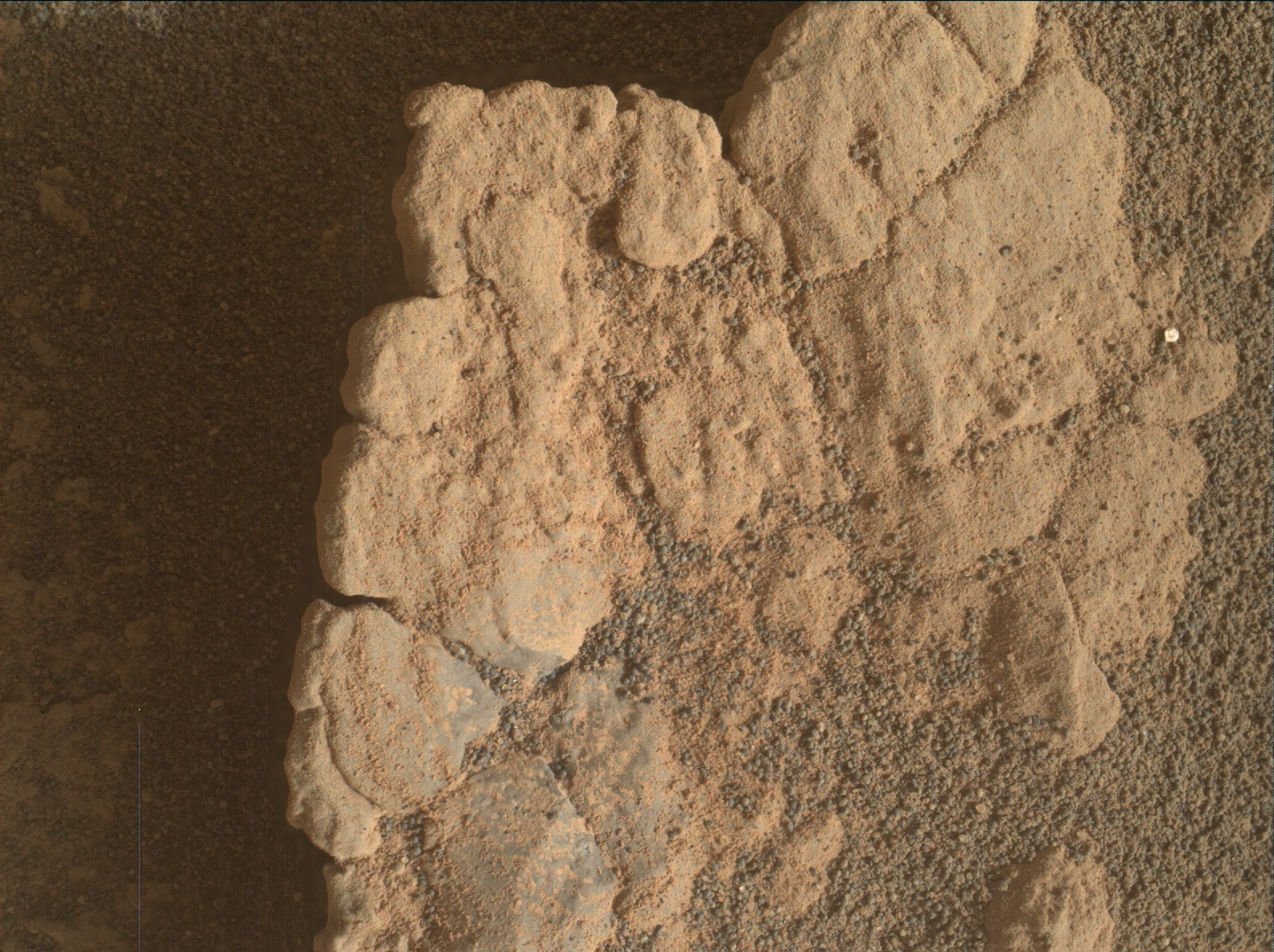Nasa's Mars rover Curiosity acquired this image using its Mars Hand Lens Imager (MAHLI) on Sol 3399