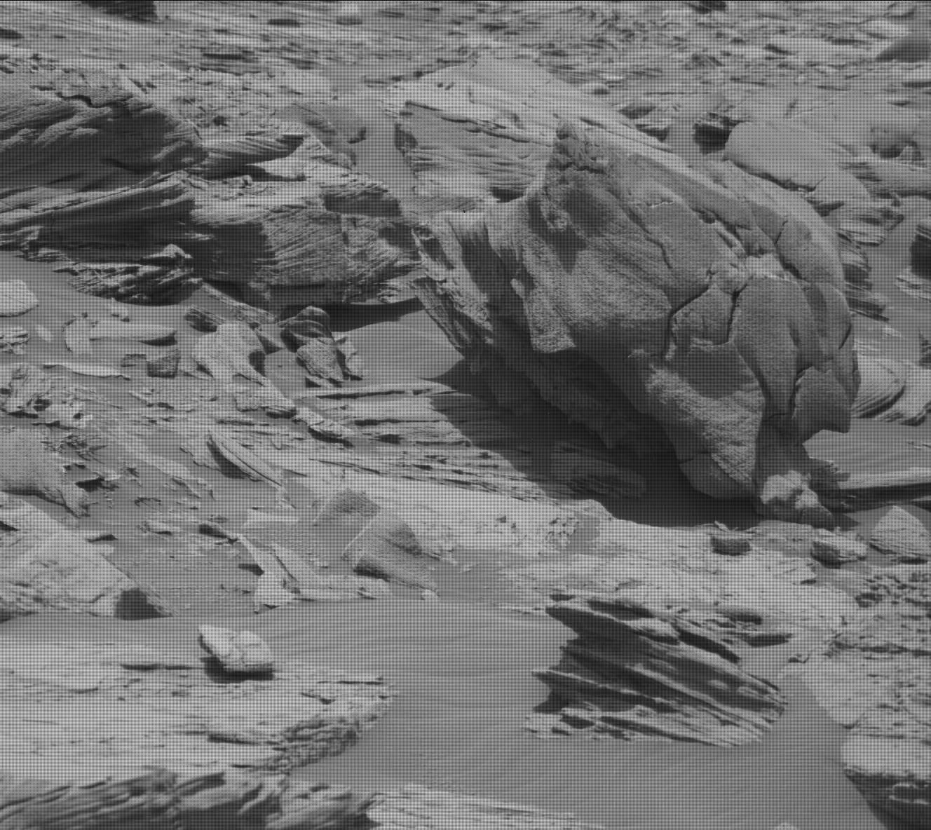 Nasa's Mars rover Curiosity acquired this image using its Mast Camera (Mastcam) on Sol 3401