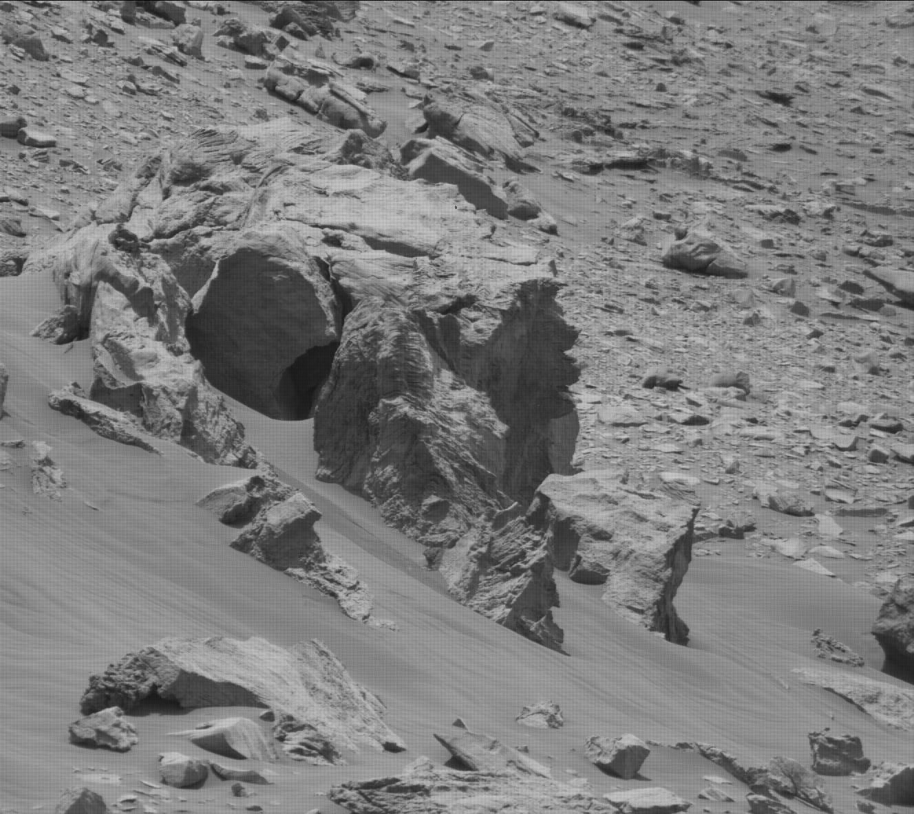 Nasa's Mars rover Curiosity acquired this image using its Mast Camera (Mastcam) on Sol 3403
