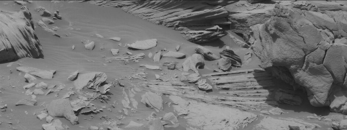 Nasa's Mars rover Curiosity acquired this image using its Mast Camera (Mastcam) on Sol 3409