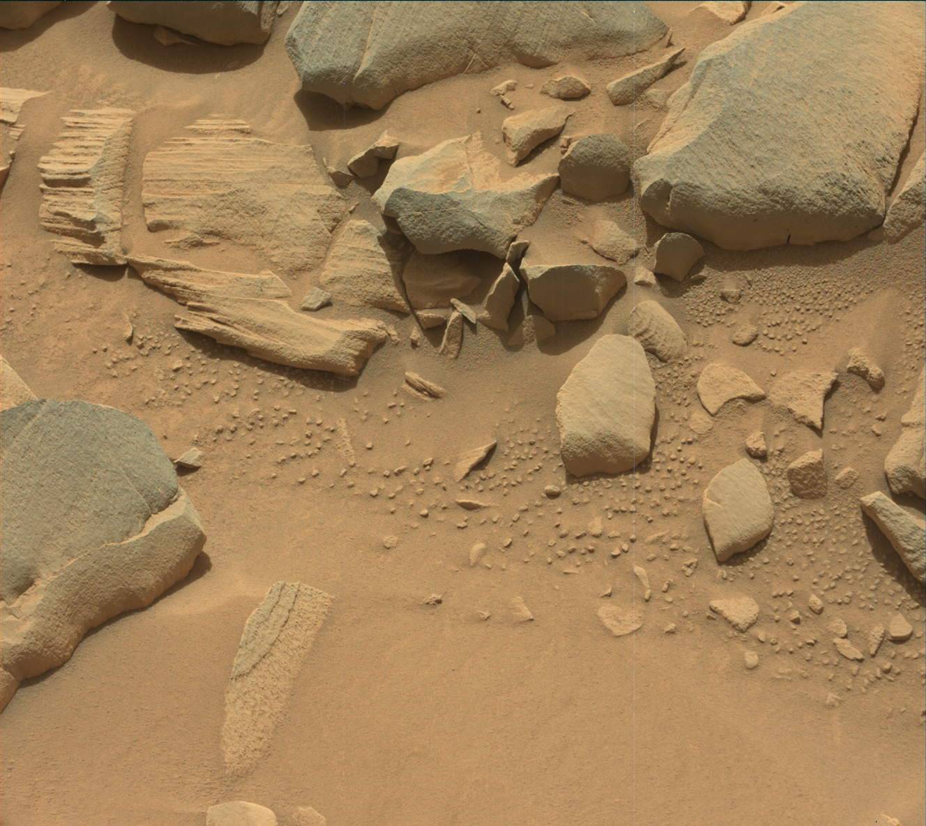 Nasa's Mars rover Curiosity acquired this image using its Mast Camera (Mastcam) on Sol 3415