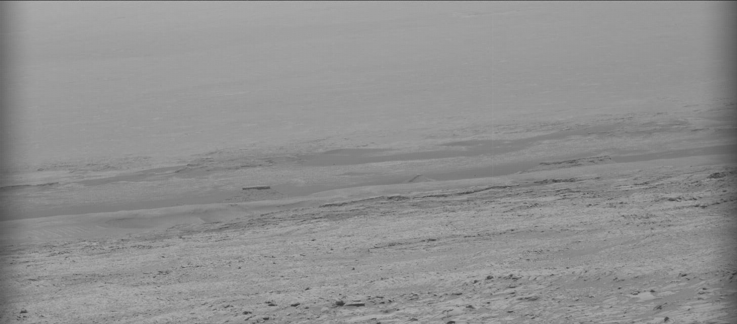 Nasa's Mars rover Curiosity acquired this image using its Mast Camera (Mastcam) on Sol 3416