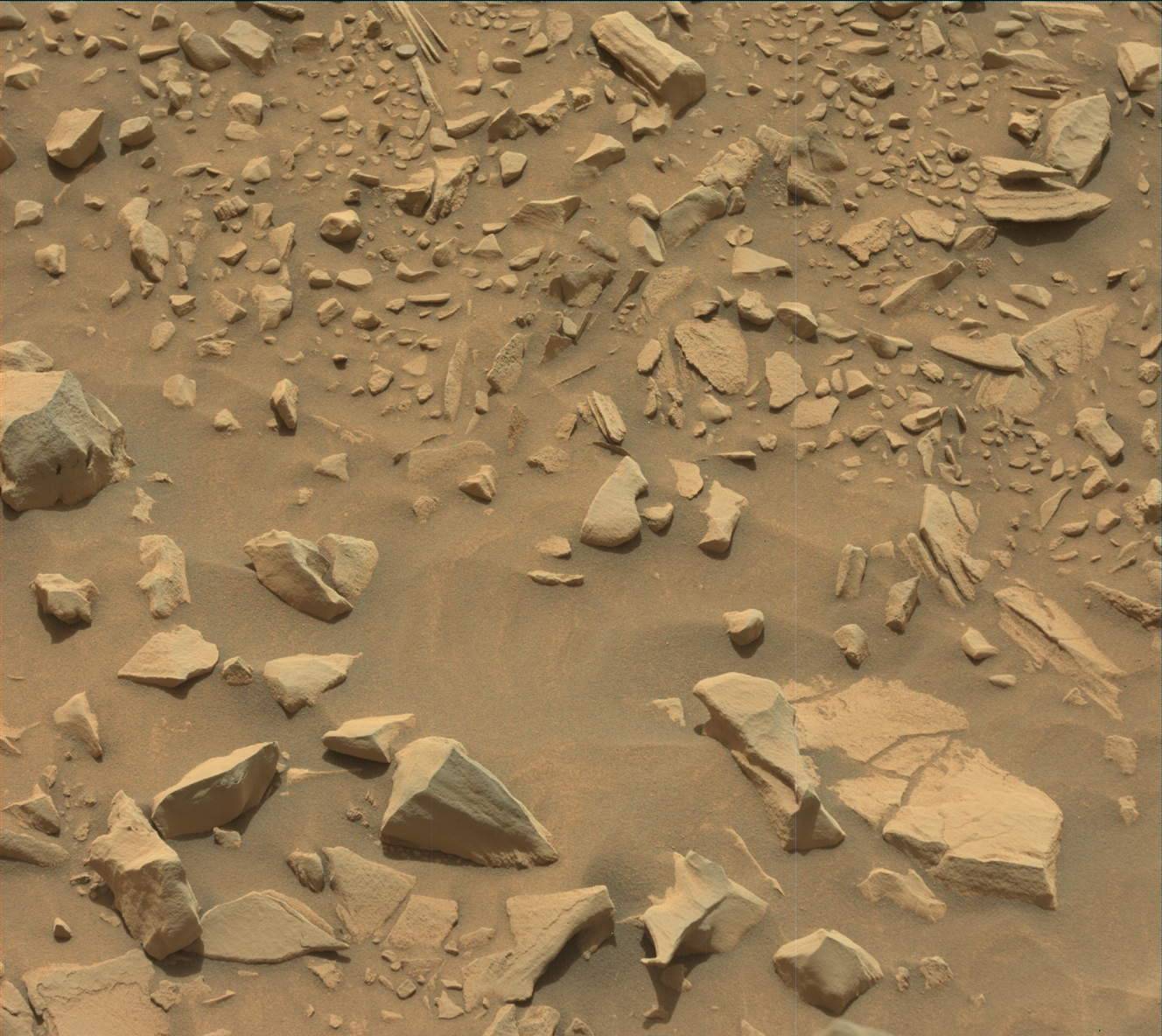 Nasa's Mars rover Curiosity acquired this image using its Mast Camera (Mastcam) on Sol 3417