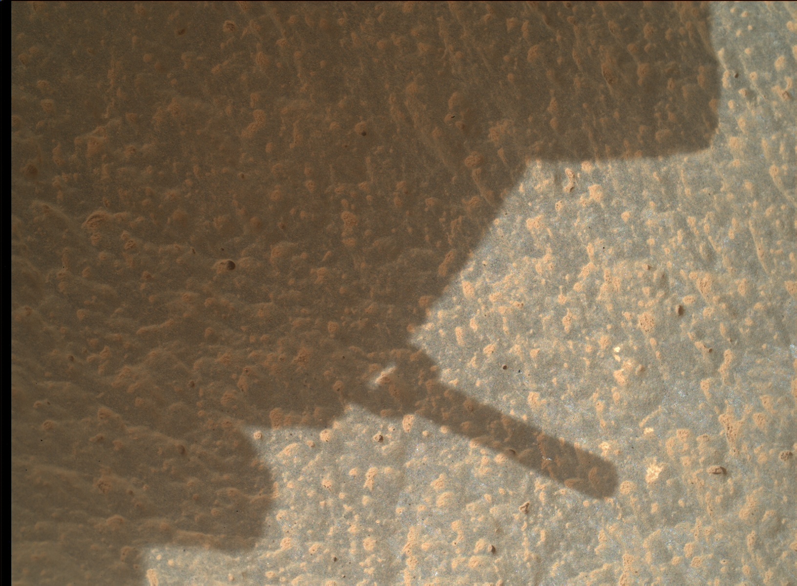 Nasa's Mars rover Curiosity acquired this image using its Mars Hand Lens Imager (MAHLI) on Sol 3417