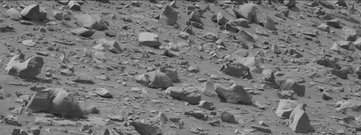 Nasa's Mars rover Curiosity acquired this image using its Mast Camera (Mastcam) on Sol 3454