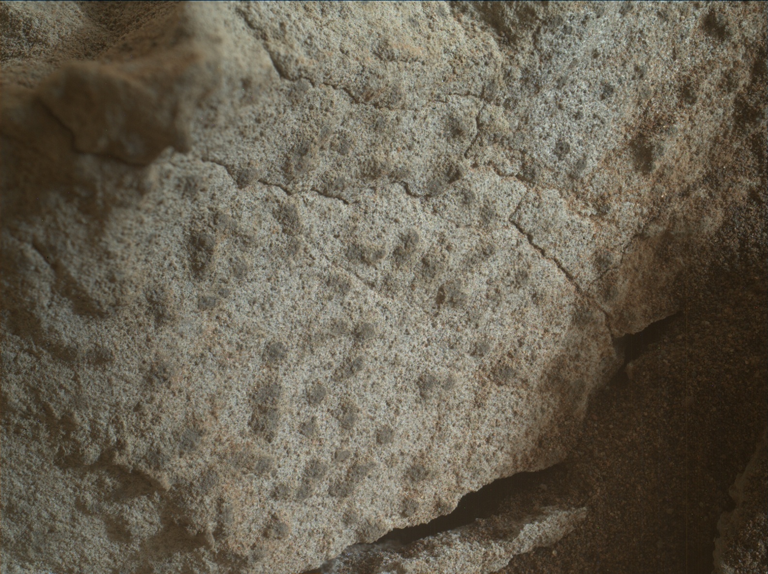 Nasa's Mars rover Curiosity acquired this image using its Mars Hand Lens Imager (MAHLI) on Sol 3454