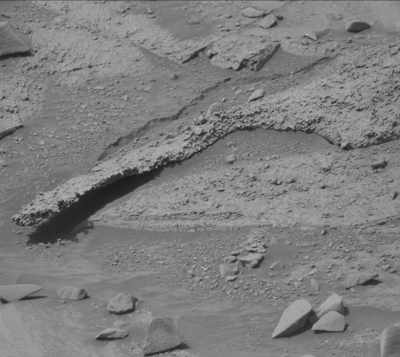 Nasa's Mars rover Curiosity acquired this image using its Mast Camera (Mastcam) on Sol 3463
