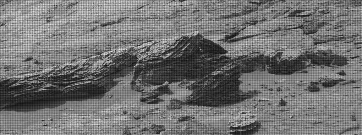 Nasa's Mars rover Curiosity acquired this image using its Mast Camera (Mastcam) on Sol 3472